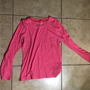 Women's Pink Long Sleeve Top